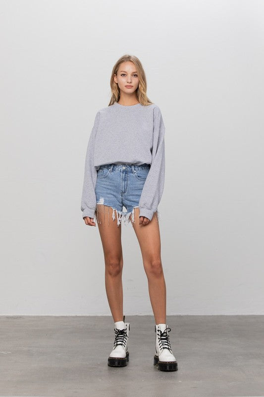 Willows Rhinestone Denim Shorts